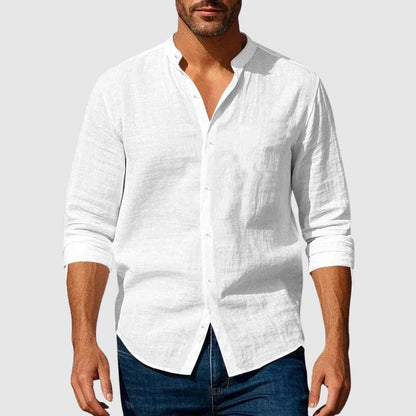 Hardfell | Tailors Henley linen shirt