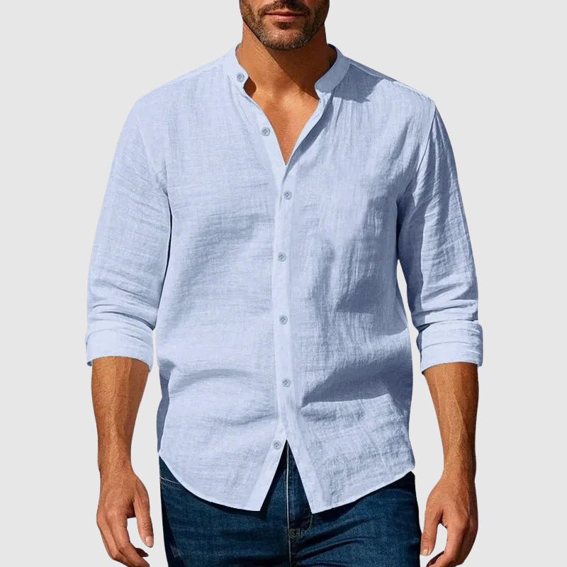 Hardfell | Tailors Henley linen shirt