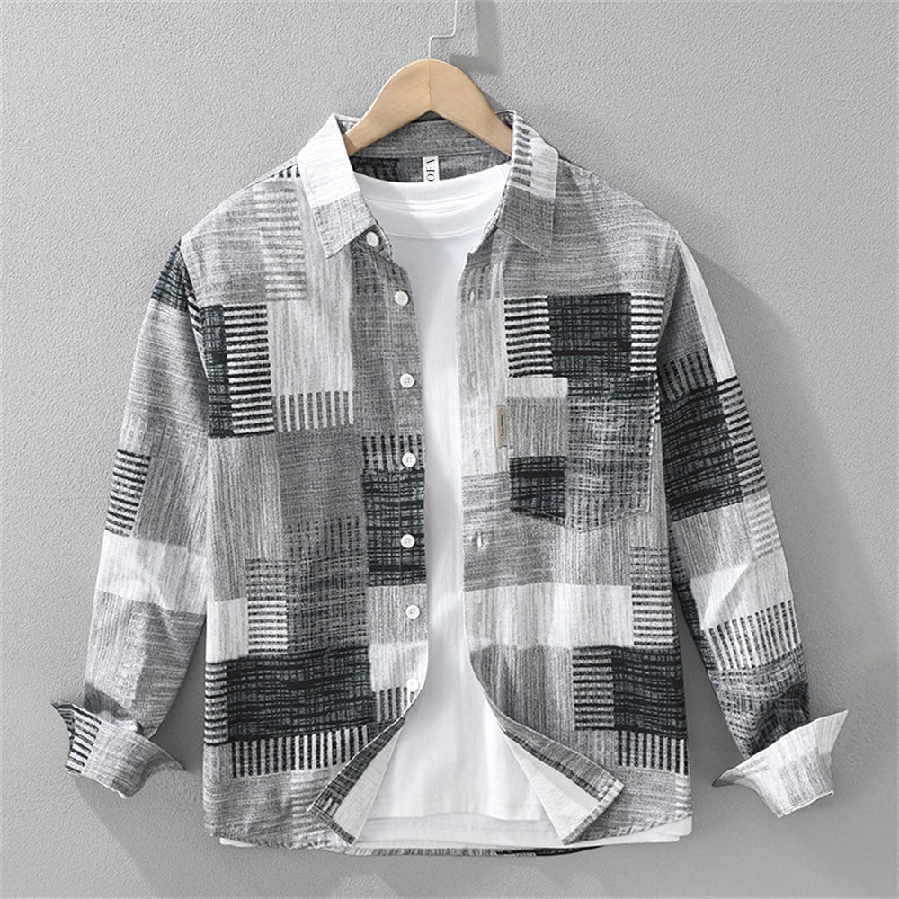 Hardfell | Tailors shirt in patchwork design