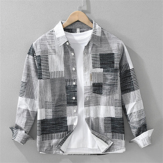 Hardfell | Tailors shirt in patchwork design