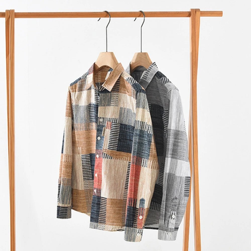 Hardfell | Tailors shirt in patchwork design