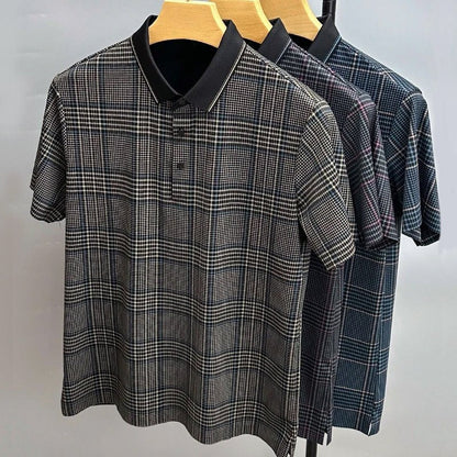 Hardfell | Tailors plaid polo shirt