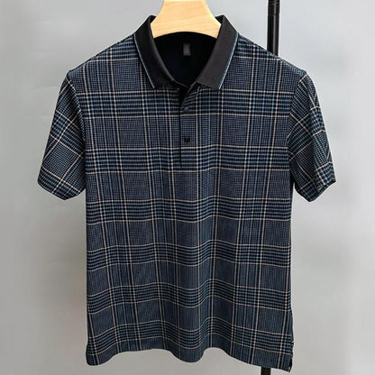Hardfell | Tailors plaid polo shirt