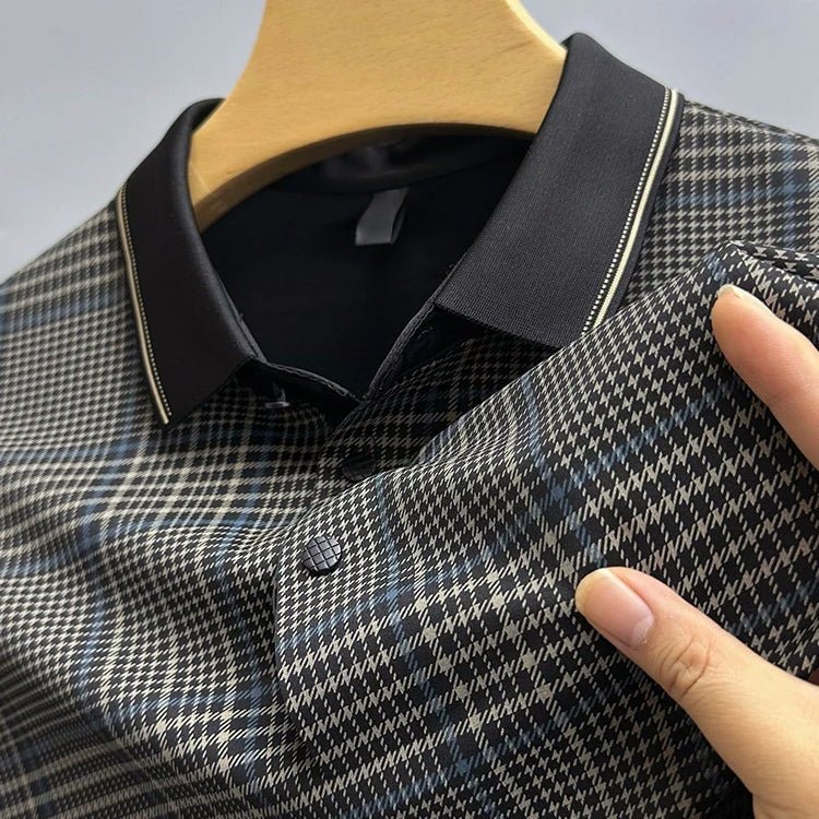 Hardfell | Tailors plaid polo shirt