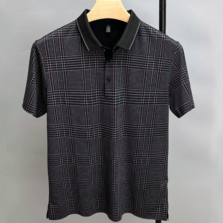 Hardfell | Tailors plaid polo shirt