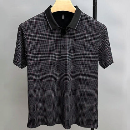 Hardfell | Tailors plaid polo shirt