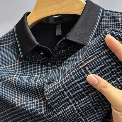 Hardfell | Tailors plaid polo shirt