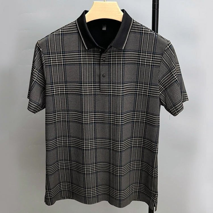 Hardfell | Tailors plaid polo shirt