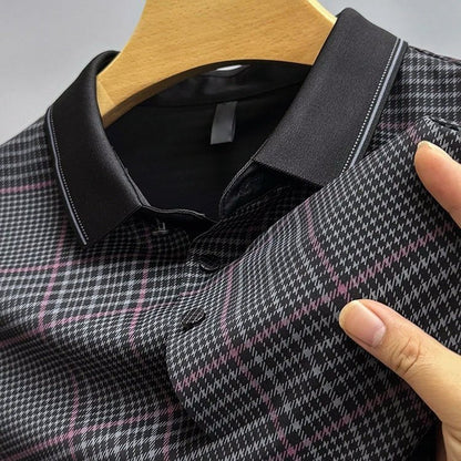 Hardfell | Tailors plaid polo shirt