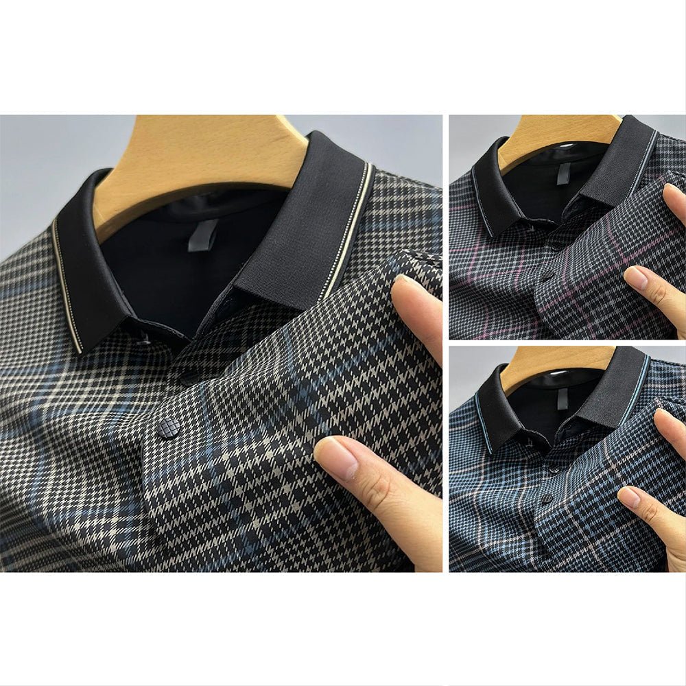 Hardfell | Tailors plaid polo shirt