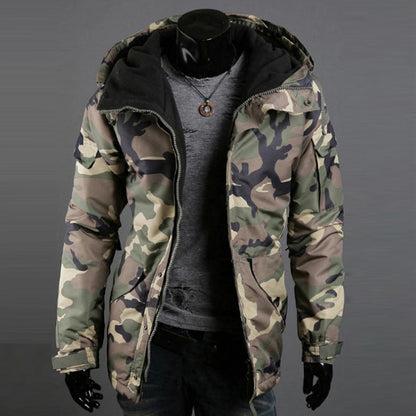Hardfell | Fashionable and warm camouflage jacket for cold days