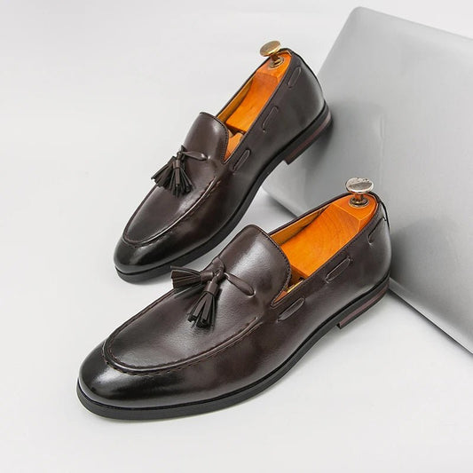 Hardfell | Street loafers with tassels