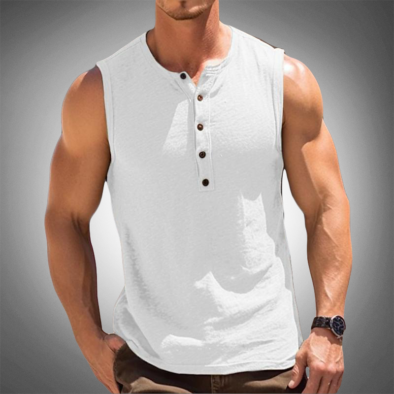Hardfell | Green tank top for men