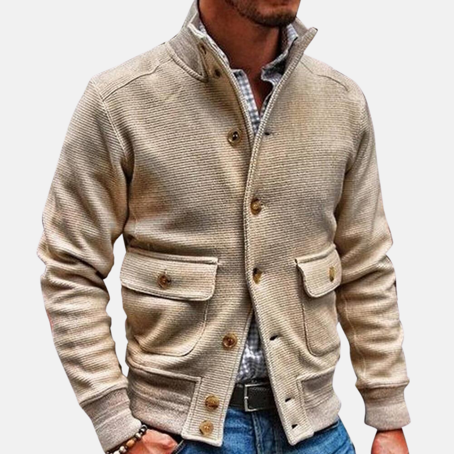 Hardfell | Fashionable jacket with stand-up collar