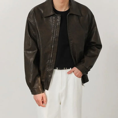 Hardfell | Duval biker leather jacket