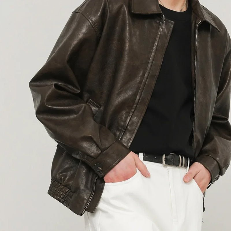 Hardfell | Duval biker leather jacket