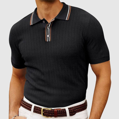 Hardfell | Duval knitted polo shirt