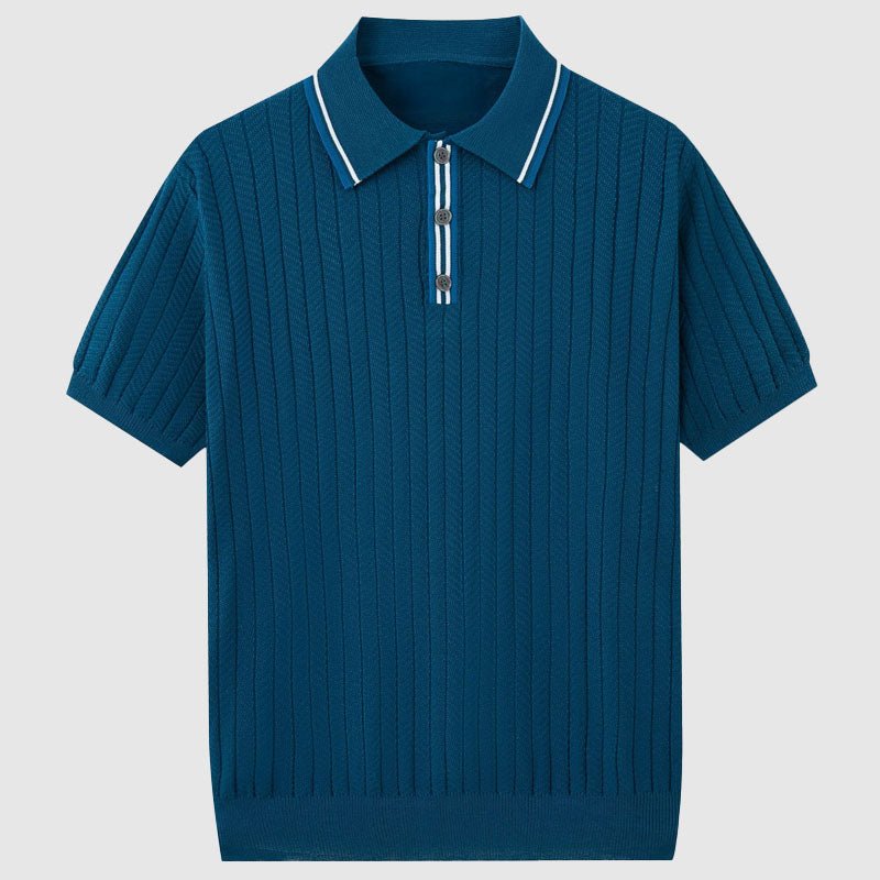 Hardfell | Duval knitted polo shirt