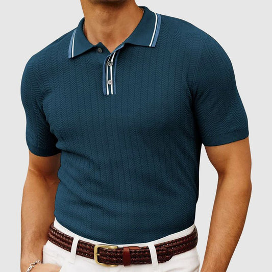 Hardfell | Duval knitted polo shirt