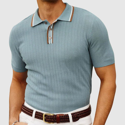 Hardfell | Duval knitted polo shirt