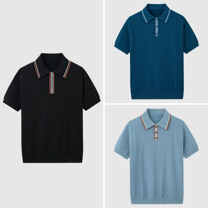 Hardfell | Duval knitted polo shirt