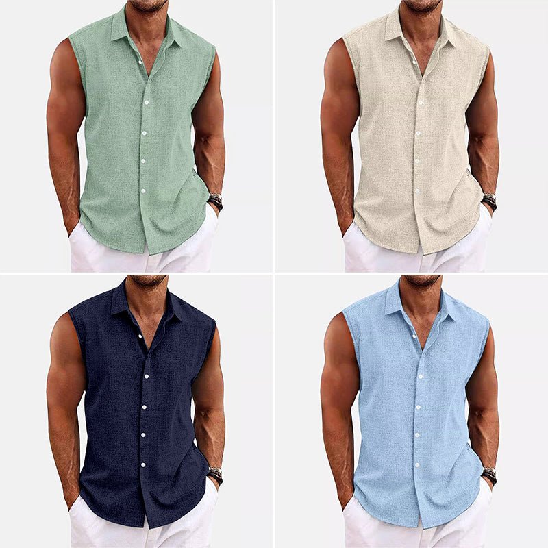 Hardfell | Duval Sleeveless top with buttons