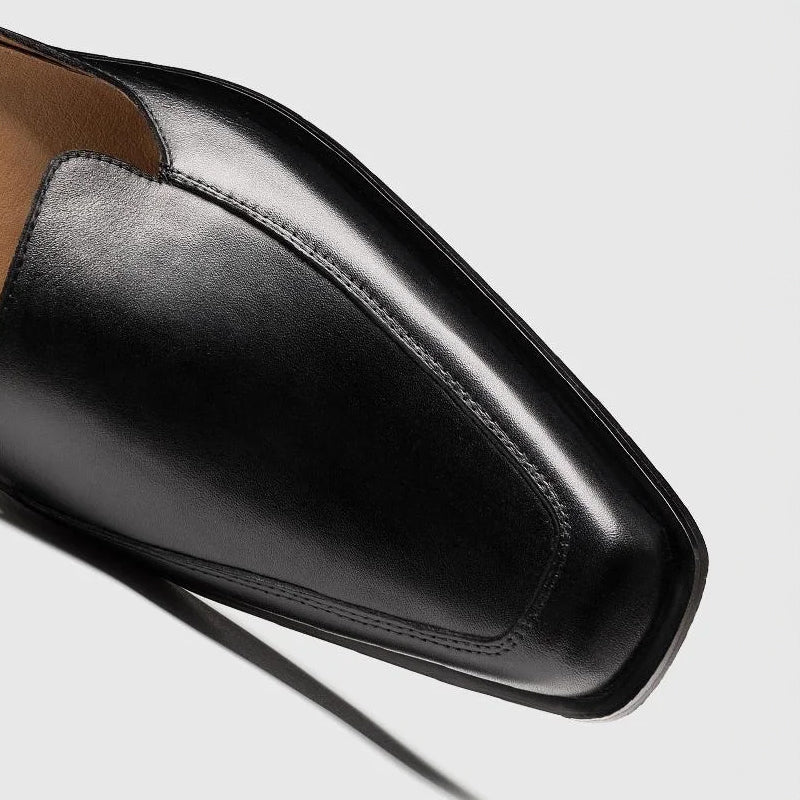 Hardfell | Lévêque black leather sandals