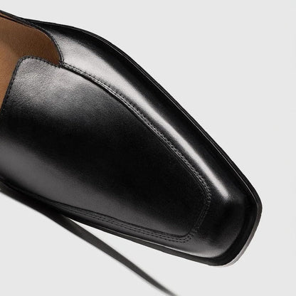 Hardfell | Lévêque black leather sandals