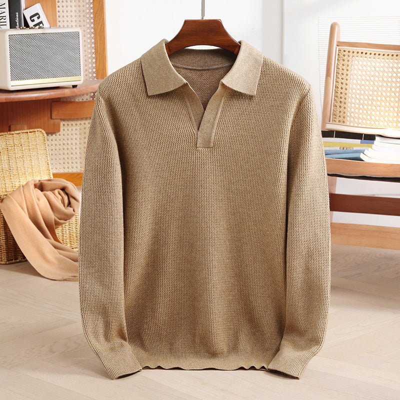 Hardfell | Lévêque knitted polo sweater