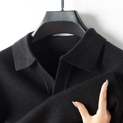 Hardfell | Lévêque knitted polo sweater