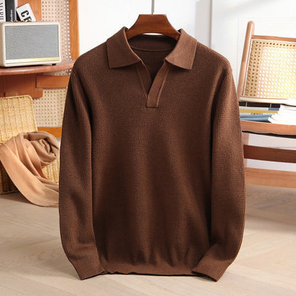 Hardfell | Lévêque knitted polo sweater