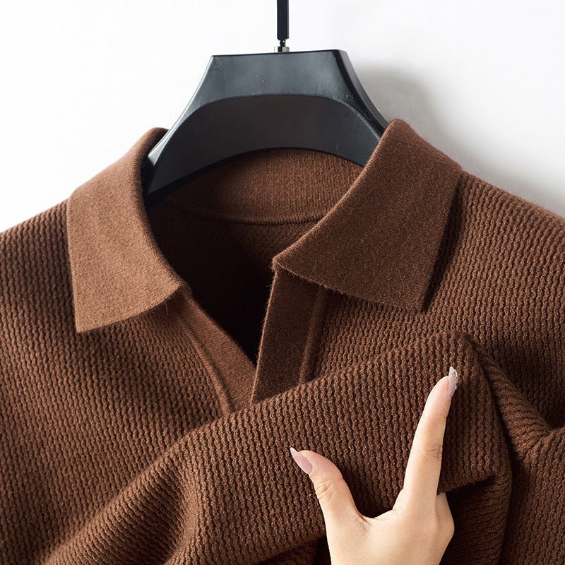 Hardfell | Lévêque knitted polo sweater