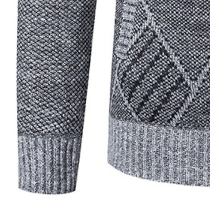 Hardfell | stylish zipper knit sweater for men (italian design)